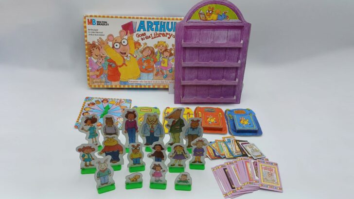Components for Arthur Goes to the Library Game