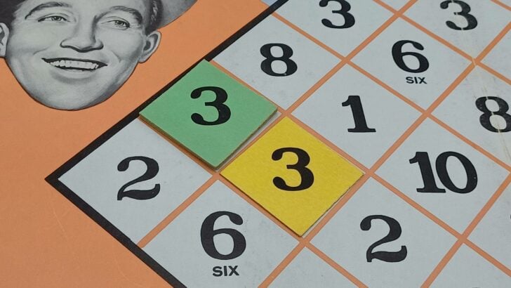 Capturing a card of the same number in Bing Crosby's Game Call Me Lucky