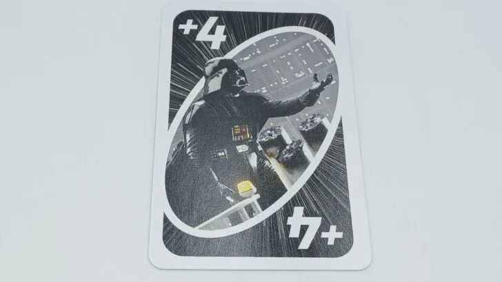 Wild Draw Four card from UNO Star Wars