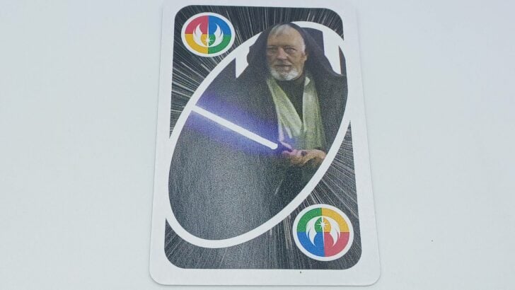 Wild The Force card from UNO Star Wars