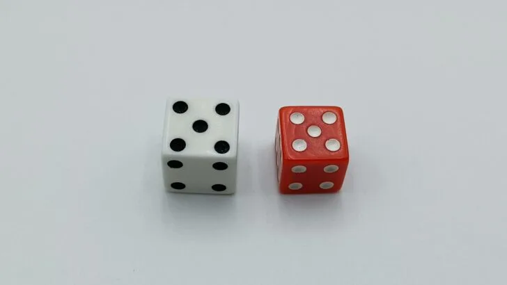 Rolling a five on both dice