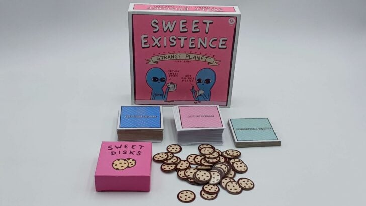 Components for Sweet Existence A Strange Planet Card Game