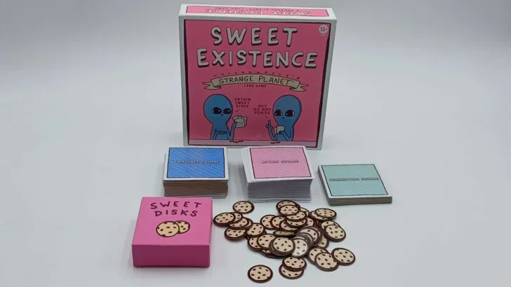 Components for Sweet Existence A Strange Planet Card Game